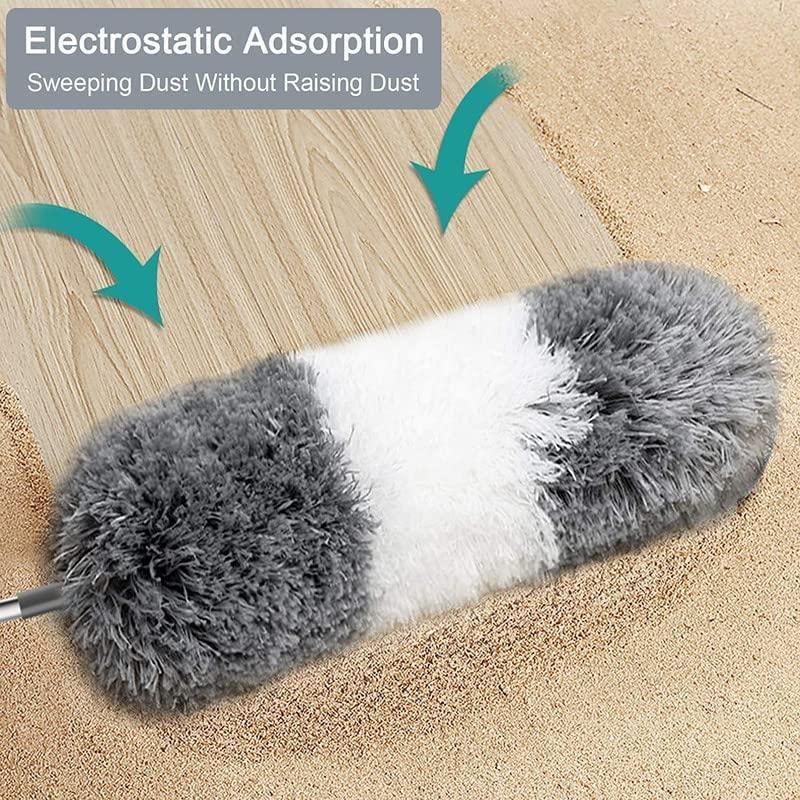 Bendable Mop Duster with Extendable Rod
