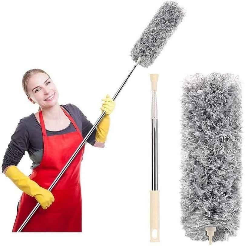 Bendable Mop Duster with Extendable Rod