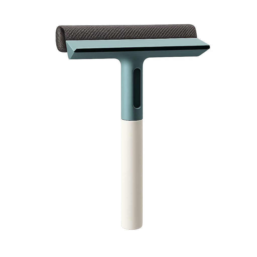 3-in-1 Spray, Scrape & Wipe Cleaning Tool