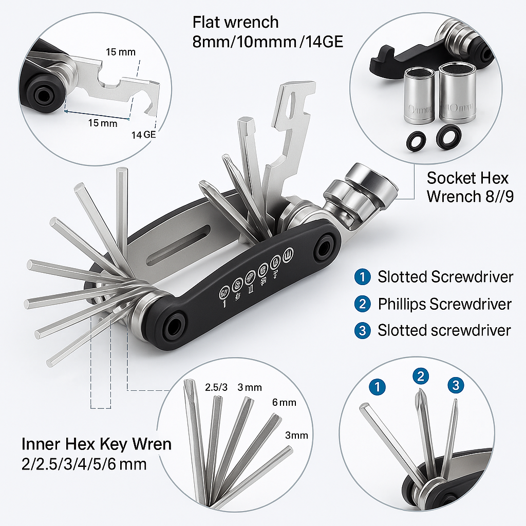 15 in 1 Multipurpose Tool Kit
