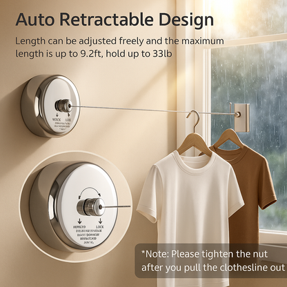 Stainless Steel Retractable Clothesline