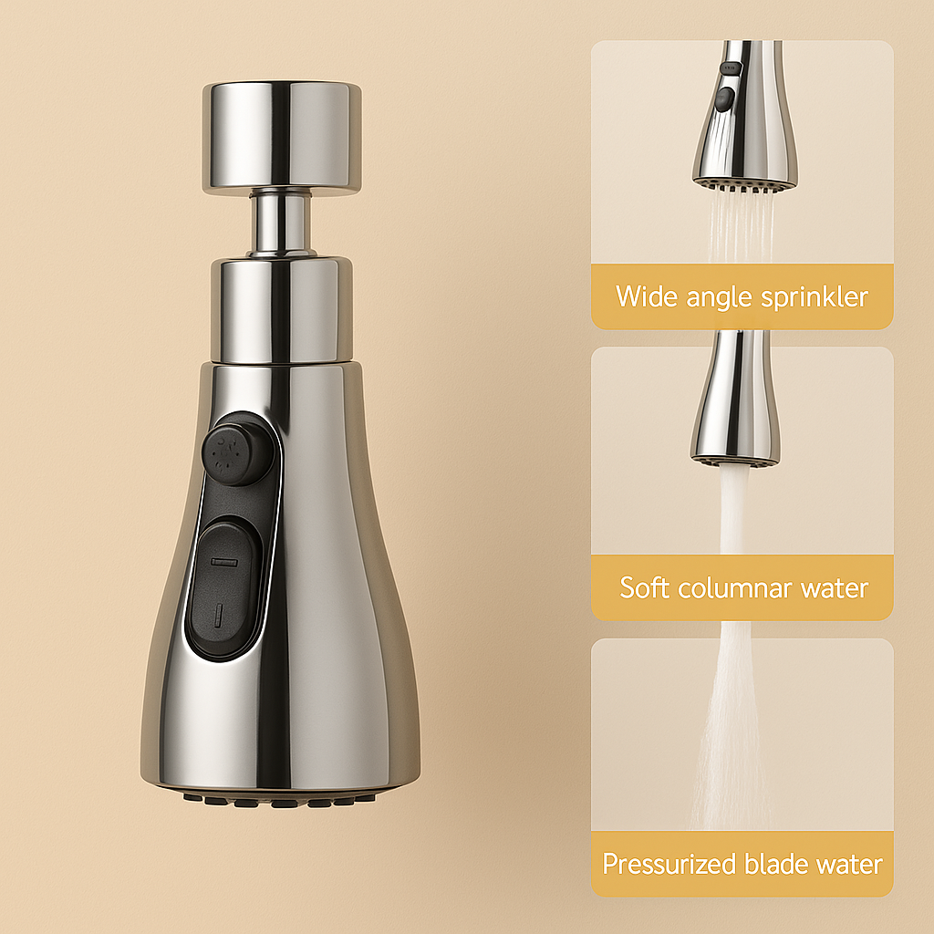 3 Modes Kitchen Sink Faucet