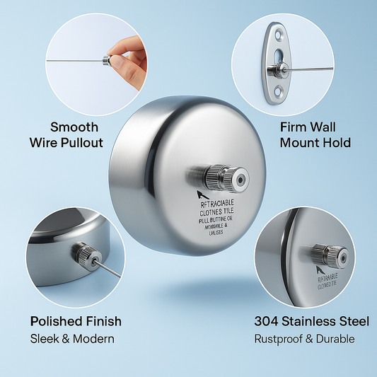 Stainless Steel Retractable Clothesline