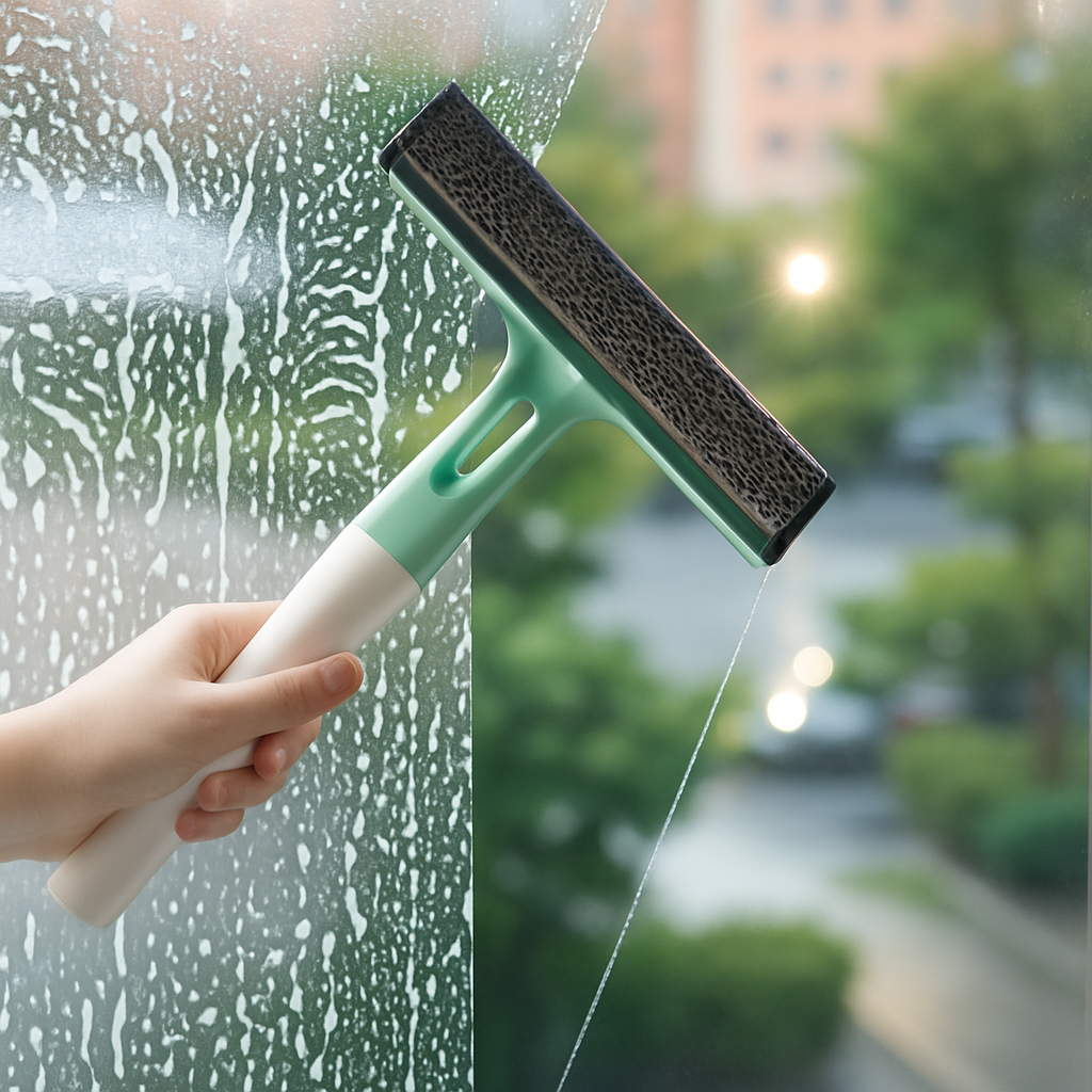 3-in-1 Spray, Scrape & Wipe Cleaning Tool