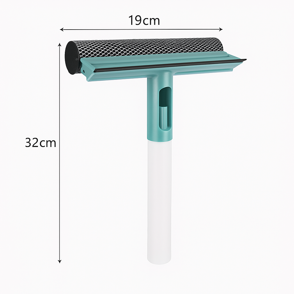 3-in-1 Spray, Scrape & Wipe Cleaning Tool